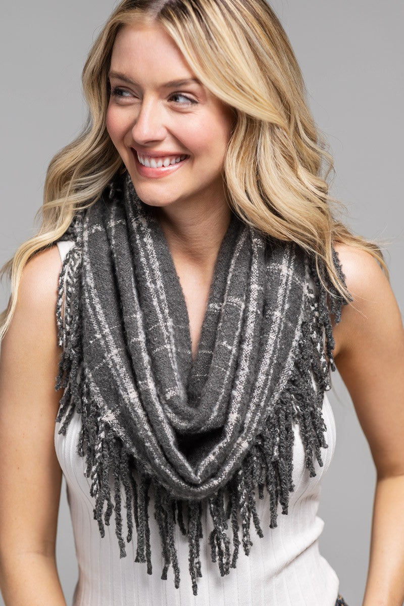 Plaid Infinity Scarf